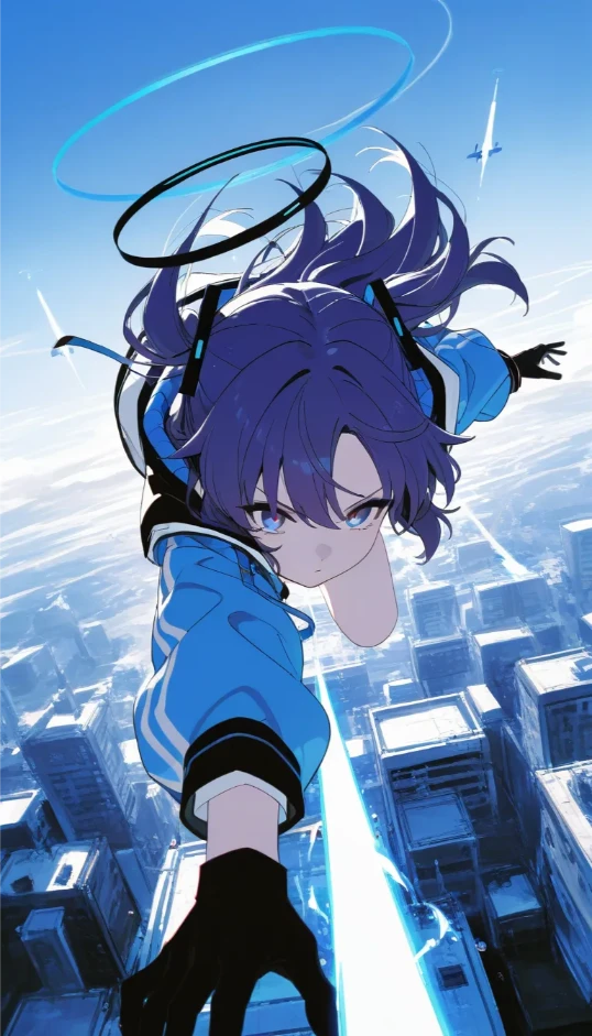 Example image of Anime Girl Generator that you can click to copy instantly. Prompt: beautiful anime girl, detailed eyes, flowing hair, vibrant colors