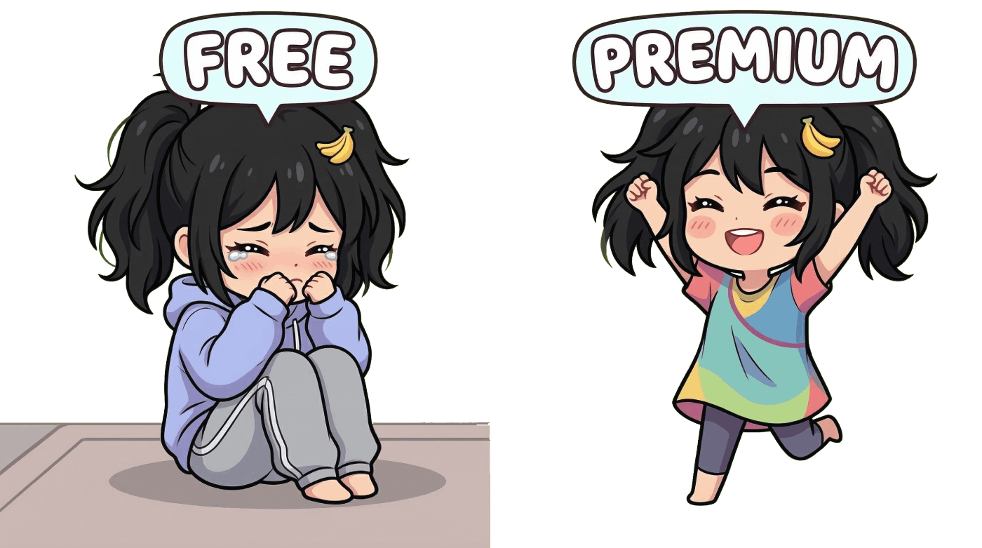 Free vs Member credits